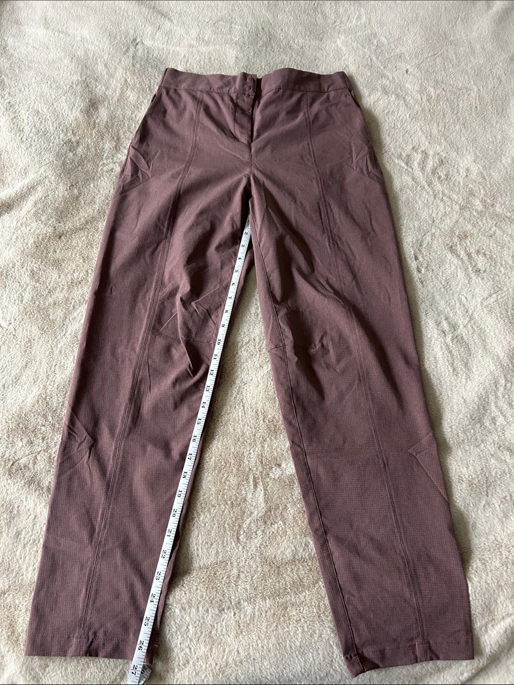 CRZ YOGA Straight-Leg Pants in Dusty Mauve
